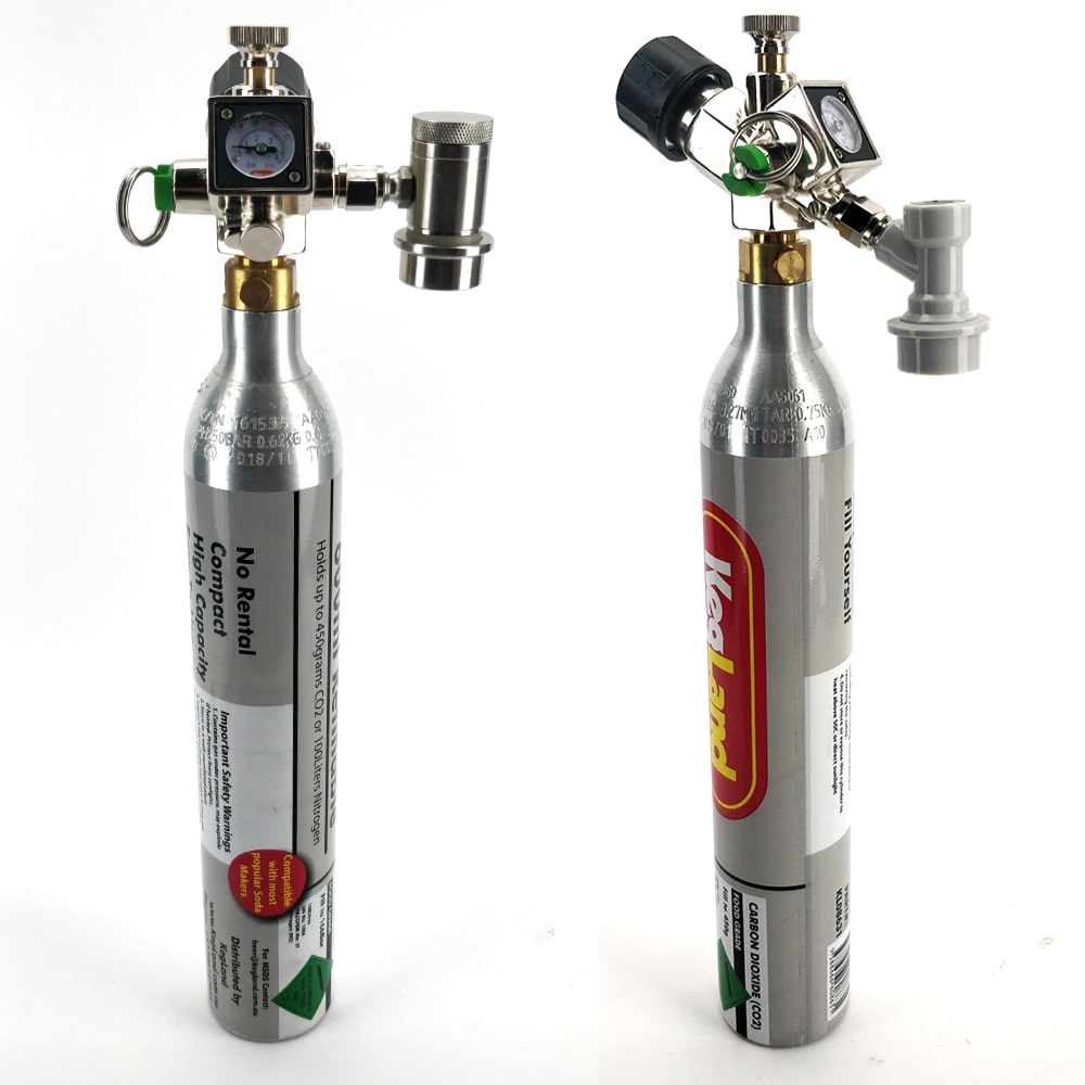 450g (0.6L) CO2 KegLand Sodastream Compatible Cylinder
